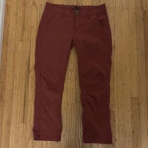 Prana Burnt Orange Buttoned Pants